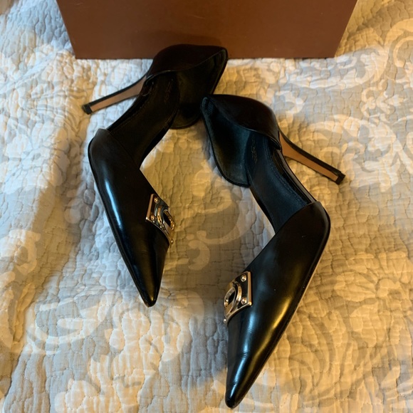 Coach Black Leather Pump - Picture 2 of 5